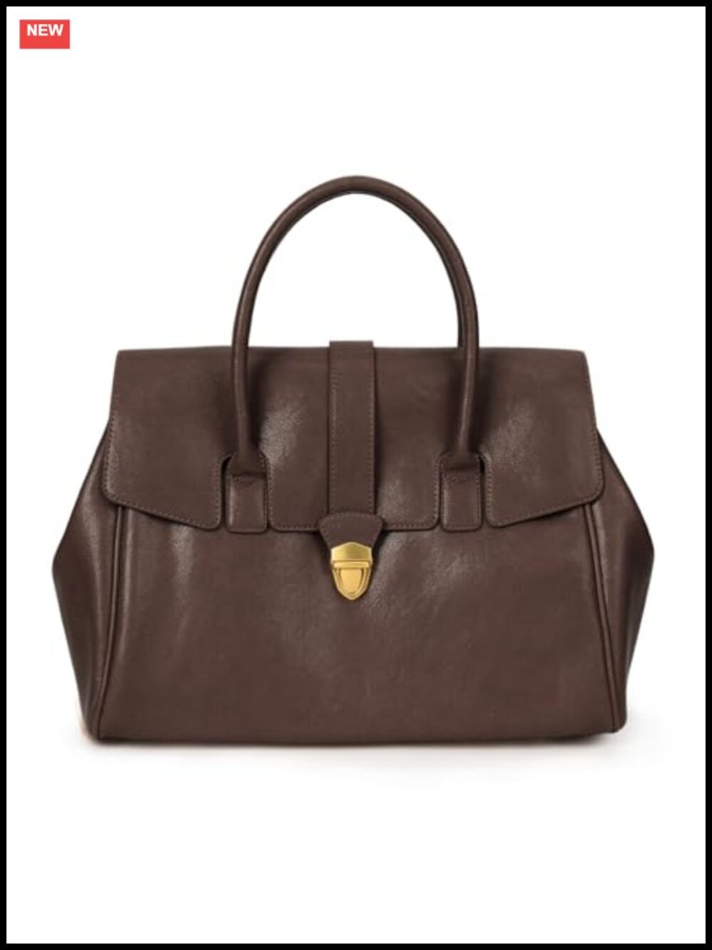 Faux Leather Tote Bag Large Work Handbag Vintage Designer Top Handle